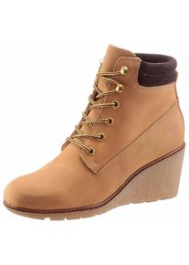 Tamaris Große Größen Winterstiefelette mit Keilabsatz Gr. 39 braun für Damen