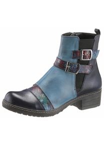 Große Größen Gemini Stiefelette Gr. 39 blau für Damen