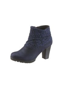Citywalk Große Größen Stiefelette Gr. 42 blau für Damen