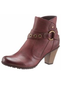 Tom Tailor Große Größen Stiefelette Gr. 38 rot für Damen