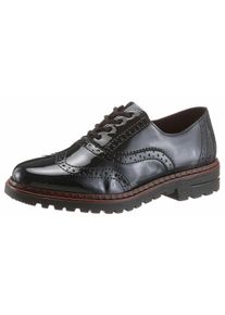 Große Größen Rieker Schnürschuh Gr. 39 blau für Damen