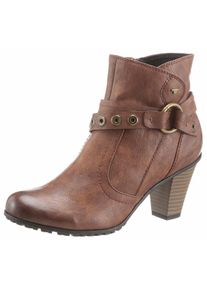 Tom Tailor Große Größen Stiefelette Gr. 40 braun für Damen