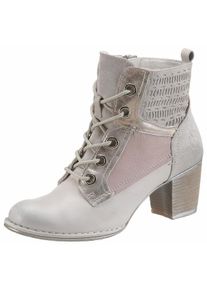 Große Größen Bugatti Schnürstiefelette Gr. 41 weiß für Damen