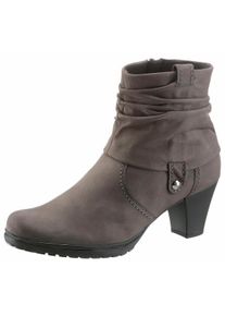 Gabor Große Größen Stiefelette Gr. 42 grau für Damen