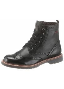 s.Oliver Große Größen Schnürboots Gr. 38 schwarz für Damen