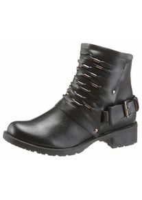 Citywalk Große Größen CITY WALK Bikerboots Gr. 40 schwarz für Damen