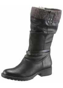 Große Größen Jana Stiefel Gr. 42 schwarz für Damen