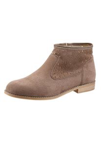 Citywalk Große Größen CITY WALK Stiefelette Gr. 39 braun für Damen