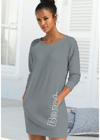Große Größen Sweatkleid Gr. 52/54 grau für Damen