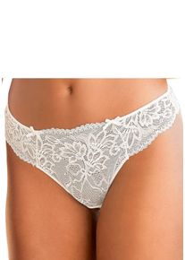 Lascana Große Größen Tanga Gr. 40/42 beige für Damen