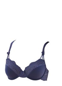 Lascana Große Größen Bügel-BH Gr. 85C blau für Damen