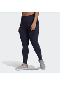 Adidas Große Größen Leggings Gr. 52/54 blau für Damen