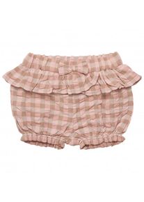 Minymo Shorts Check Shorts Kinder (Gr 50 |rosa)