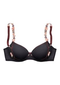 Lascana Große Größen Schalen-BH Gr. 85F schwarz für Damen