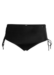 Große Größen Bikinihose mit Shaping-Einsatz, seitliche Raffung Gr. 40 schwarz von sheego für Damen