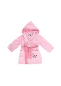 Egeria Bademantel Baby «Pony rosa», reine Baumwolle, verschiedene Größen, Stickerei