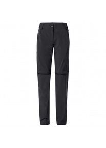 Vaude - Women's Farley Stretch Zip Off T-Zip Pants II - Trekkinghose Gr 34 - Short schwarz
