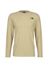 The North Face - L/S Red Box Tee - Longsleeve Gr M beige