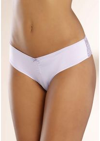 Lascana Brasilslip violett Gr. 32/34 für Damen. Körpernah