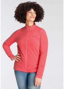 Maier Sports Große Größen Fleecejacke Gr. 42 rot für Damen