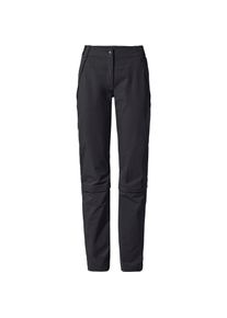Vaude Farley Iii Zipphose Damen - schwarz - Gr. 36 / lang - Polyamid/Elastan