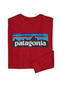 Patagonia - L/S P-6 Logo Responsibili-Tee - Longsleeve Gr XS rot