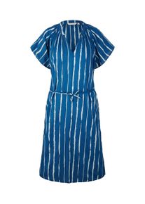 Tom Tailor Damen Gestreiftes Kleid, blau, Streifenmuster, Gr. 36