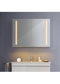 Villeroy & Boch Villeroy & Boch My View 14 Spiegelschrank mit Beleuchtung für die Schweiz B: 100 H: 75 T: 17,3 cm, 2 Türen A422C100