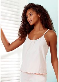 s.Oliver Ripptanktop pink Gr. 36 für Damen. Mit Rundhals. Bequem. Nachhaltig.