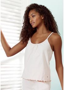 s.Oliver Ripptanktop pink Gr. 36 für Damen. Mit Rundhals. Bequem. Nachhaltig.