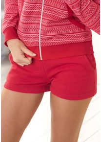 s.Oliver Relaxshorts rot Gr. 32/34 für Damen. Figurumspielend. Nachhaltig.