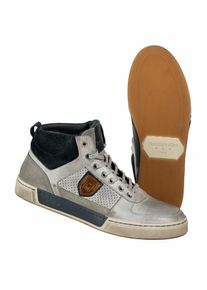 Pantofola dOro Herren High-Top-Sneaker Grau gemustert