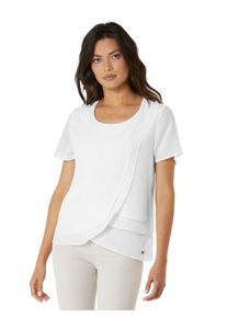 WITT Große Größen Tunika im Lagenlook, aus reiner Seide Gr. 40 beige für Damen