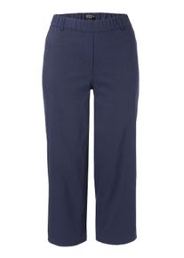 Via Appia Due Große Größen Culotte aus Bengalin, in 7/8-Länge Gr. 46 blau für Damen