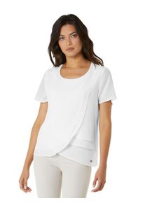 WITT Große Größen Tunika im Lagenlook, aus reiner Seide Gr. 42 beige für Damen