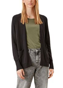 s.Oliver Große Größen Cardigan in verschlussloser Form Gr. 44 schwarz für Damen