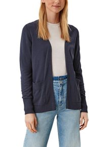 s.Oliver Große Größen Cardigan in verschlussloser Form Gr. 46 blau für Damen