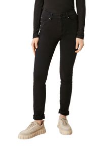 s.Oliver Große Größen Skinny Jeans mit High-Waist-Bund, im cleanen Stil Gr. 40 schwarz für Damen