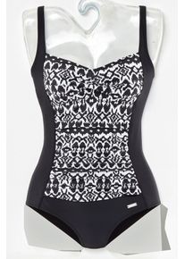 Lascana Große Größen Badeanzug Gr. 42C schwarz für Damen