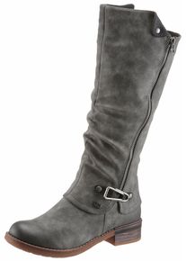 Winterstiefel Rieker Gr. 36, Varioschaft, grau Damen Schuhe Bikerstiefel Damenschuh Stiefel Winterstiefel in Used-Optik Bestseller