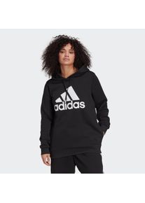 adidas Sportswear Große Größen Kapuzensweatshirt Gr. 48/50 schwarz für Damen