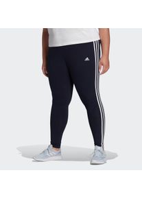 adidas Sportswear Große Größen Leggings Gr. 56/58 blau gestreift für Damen