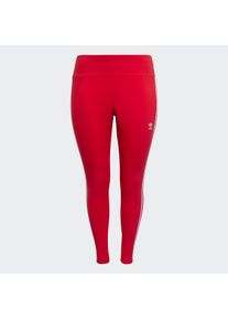 adidas originals Große Größen Leggings Gr. 56/58 rot gestreift für Damen