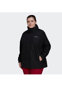 adidas terrex Große Größen Outdoorjacke Gr. 56/58 schwarz für Damen