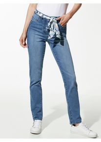 Walbusch Damen Stretchjeans Softtouch inkl. Tuch Mid Blue