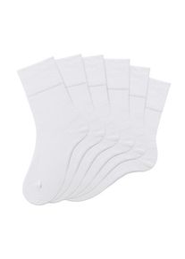 H.I.S. H.I.S Socken weiß Gr. 35-38 für Damen. Elastisch. Nachhaltig.