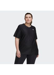 adidas Performance Große Größen Laufshirt Gr. 48/50 schwarz für Damen