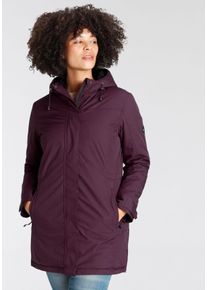 Polarino Große Größen Funktionsjacke Gr. 44 lila für Damen