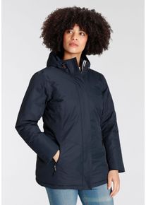 Polarino Große Größen Winterjacke Gr. 42 blau für Damen