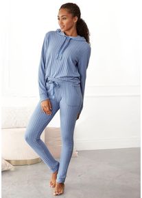 s.Oliver Langarmshirt rauchblau Gr. 32/34 für Damen. Bequem